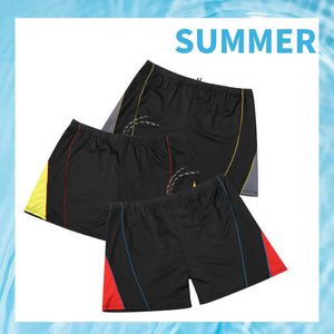 Men's swimwear Men Elastic Swimming Trunk Summer Beach Swimwear Sport Shorts Plus Size Surfing Swimsuit Boxer Shorts Maillot De Bain P230506