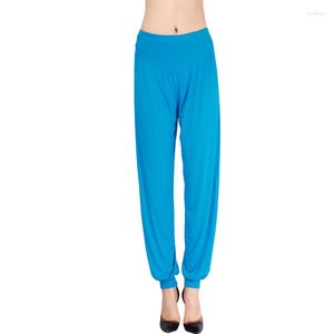 Active Pants Sport Women Yoga Colorful Harem Cotton Dance Taichi Full Length Smooth Legging Trouser