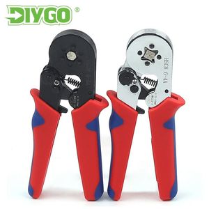 Tang Tubular Terminal Crimping Tools Mini Electrical Pliers HSC8 64A 0.2510mm² 237AWG 66A 0.256mm² High Precision Clamp Sets