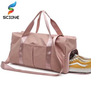 スポーツバッグアウトドア防水ジムフィットネスバッグ女性用男性トレーニングsac de Sport Travel Gymtas Nylon Autdoor Sports Tas Sporttas G230506