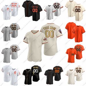 2023 Custom Crawford Giants Maglie da baseball Yastrzemski Diaz Nakken Alexander Beck Brebbia Cobb DeSclafani Doval Hjelle Junis Manaea Rogers Rogers Top