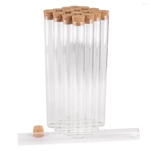 Storage Bottles 15 Pieces 55ml 22 220mm Long Test Tubes With Cork Lids Glass Jars Vials Small For DIY Craft Accessory