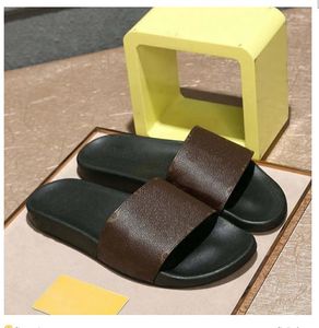 2023 Sandálias Chinelos Slides Sapato Casual Flat Slide Designer Mulheres Chinelo Flip Flop Marca de Luxo Leve Sandálias Pretas para Homens 35-45