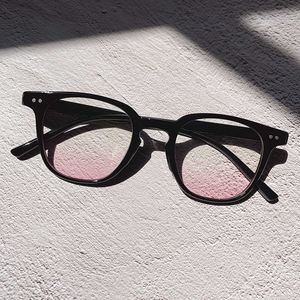 Diseñador de moda Monstruo suave Gafas de sol frescas GM Nuevo Color del atardecer Colorete en polvo Mujer Estilo ins Cara lisa Artefacto Red Rojo Misma lente plana a prueba de luz azul