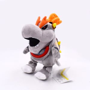 Commercio all'ingrosso Mary Series Bone Fire Dragon Grey Bowser Son Peluche per bambini Gioco compagno di giochi