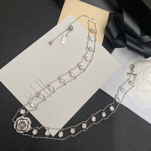 Fashion Chokers varumärke halsband designer sier diamant koppar smyckedesign för kvinnor choker premium klassisk halsband 2023 vårgåva