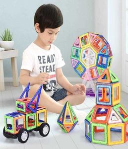 Образовательные магнитные игрушки для детей Bircks Buzzles Designer Big Size Magnet Blocks Construction Set Diy Toys Kids 21066592416