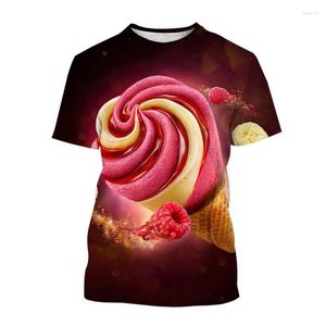 Herr t shirts is 3d tryck t-shirts sommar streetwear män kvinnor avslappnad mode överdimensionerad o-hals skjorta barn tees toppar kläder