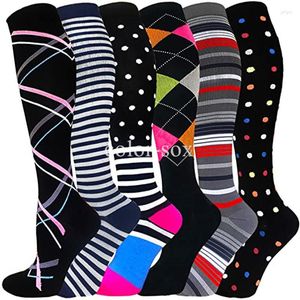 Sports Socks Compression Athletic Men Women Dreatoble Nursing Fit For Running Handing Flight Travel Athelete