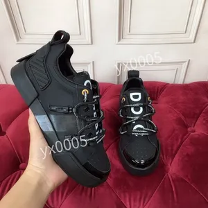 2023Luxusmarke Designer Herren Damen Freizeitschuhe weiß schwarz Sneakers Leder Trainer Printed Platform Trainer Schuhe