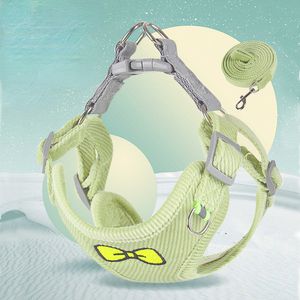 Melhor suprimento de animais de estimação Arnês ajustável para caminhar, correr, corpo inteiro sem colete com coleira D-ring, respirável para qualquer clima-arreios