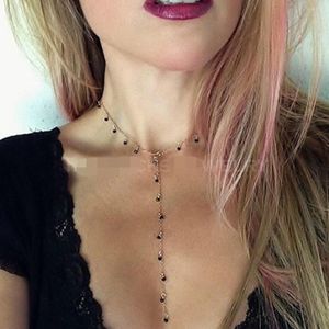 Pendant Necklaces Bohemian Long Tassel Pandent Necklace For Women Fashion Beads Water Drop Star Moon Multilayer Choker Party Jewelry