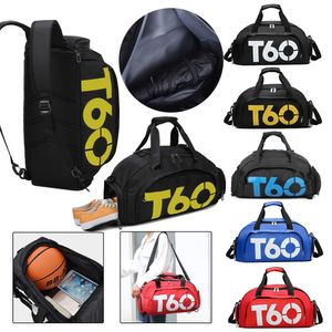 Eşyalar su geçirmez spor çantası fitness açık seyahat portatif ultralight yüzme yoga spor sırt çantası torbası kuru ıslak ayırma çantaları 230505