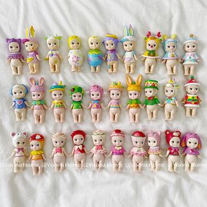 Scatola cieca 6 pezzi / set 6 stili Mini Sonny Angel Serie Pasqua Cute PVC Action Figure Modello da collezione Regalo di Natale per bambini Giocattolo 230506