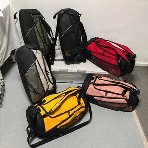 Sport Bags Large Men's Sports Bag Women's Travel Backpack Training Fitness Gym Waterproof Shoulder Duffle Bags for Shoes 2021 G230506