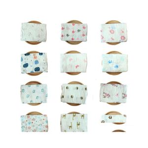 담요 Swaddling 20 스타일 유아 모슬린 삽입 유아 스웨커 랩 담요 견인 아기 봄 여름 Swaddlin Flamingo Animal Dhqeb