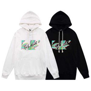 Tasarımcı Giyim Moda Tişörtü Palmes Angels yaprak yama kumaş Hoodie gelgit marka gevşek mens kadın Hoodie En Lüks Streetwear Casual Kazak ceket Jumpe