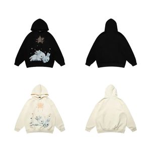 Sweatshirt Herr Hoddie Sweatshirts Fashion Men's Hoodie and Women's Sweater Chinese Graffiti Plush Sexig Style Coat Men