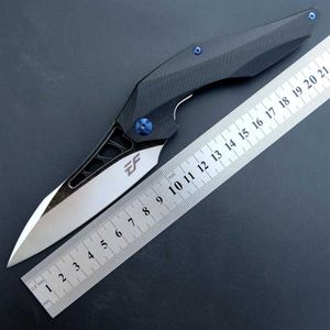 Camping Hunting Knives Eafengrow New Arrive EF226 Camping Folding Knife D2 Steel Blade G10 Handle Jackknife Outdoor Hunting Knives Tactical Tool P230506