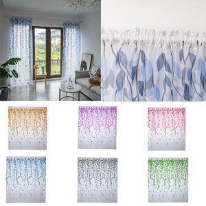 Cortina de alta venda folhas de tule puro Tulle Window Voile Drape valance 1 painel Suporte de tecido por atacado e queda