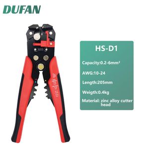 Screwdrivers HSD1 HSC8 64 Crimper Cable Cutter Automatic Wire Stripper Multifunctional Stripping Hand Tools Crimping Pliers Terminal