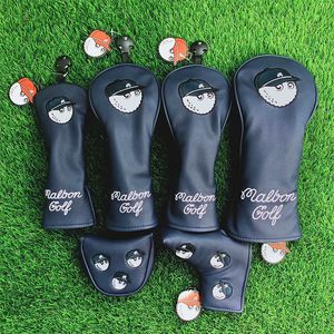 Other Golf Products New High Quality PU with Fleece Putter Golf Iron Cover Club Protective Golf Head Cover J230506