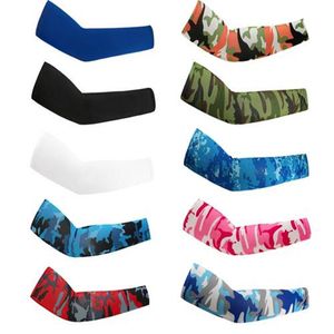 2Pcs Unisex Cooling Arm Sleeves Cover Sports Running UV Sun Protection Outdoor Men Fishing Cycling Sleeves for Hide Tattoos GC2092