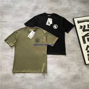 2023 Zomer Nieuwe heren- en dames T -shirt Fashion Tooling Brand Carhart Military Style Letter Circle Back Letter Short Sleeve Half Sleeve werklabel ECRZ