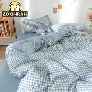 Bedding sets Bedding Set 2 Bedrooms Sheet Duvet Cover Linens Bedspread Euro Nordic 150 Beds for Girls King Size Luxury Pillowcase Cute Bed 230506