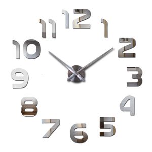 Orologi da parete Orologio da parete 3d di alta moda reloj de pared orologio al quarzo orologi moderni fai da te soggiorno grandi adesivi decorativi horloge murale 230505