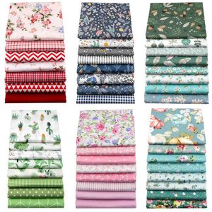 Fabric 20cm x 25cm 25x25cm or 10x10cm cotton fabric printed cora quilting fabrics for patchwork embroidery diy handmade material P230506