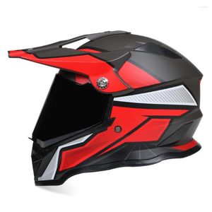 Motosiklet Kaskları Güvenlik Motokros Full Yüz Kask Casco Motosiklet Yokuş Yokuşuk Kapakete ATV Çapraz Dot Eco UNISEX