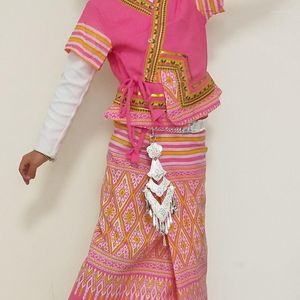 Charms 24 cm lang Thai Dai traditionelle Kleidung Accessoires kleine Taille Token Thailand Bauchkette Ornamente