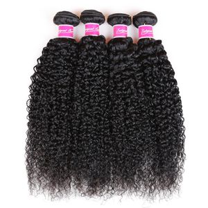 Hair Bulks Bundles Curly Human Pacaco 100 Malásia Nas mais grossas de cor mais espessa 230505