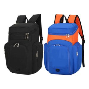 Спортивные сумки Прочный баскетбольный рюкзак с бальным отделением Oxford Cloth Sport Equipment Bag для кемпинга школы футбольный волейбол G230506