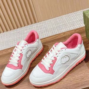 Designerskie skórzane trampki mężczyźni kobiety Sneakers pary retro stare brudne buty małe białe buty 2G MAC80 NOWOŚĆ SERII SERII ELINTAGE