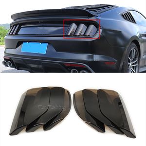 Bil bakre bakljus lampdekoration klistermärke för Ford Mustang 2015 2016 2017 2018 2019 2020 2021 2022 TAILLIGHT Täcktillbehör