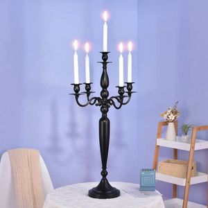 60 cm/90 cm) 5 Arm Candelabra Candle Holder Tall Wedding Stand Bord Elegant Wedding Dinner Party Event Centerpiece Imake 880