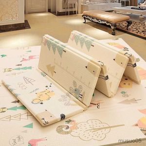 Rugs Playmats de 1,5 cm de espessura de bebê tocar tapete infantil rastreador home home arreding dobring impermeável quebra -cabeça playmat brinquel