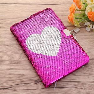 PC LOVE HEART NOTERBOOK PESKIN Privat journal Travel Secret Diary With Lock för tonåringar