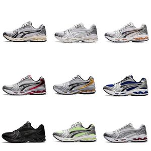 Żel Kayano14 Mężczyźni Casual Buty trenerzy sportowcy projektant butów Black Sier Low Top Retro Athletic Running Buts Women Sneakers