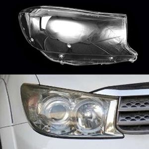 Bilskyddsstrålkastare täckningslins glasskal främre strålkastare transparent lampskärmslampan för Toyota Fortuner 2008 ~ 2012
