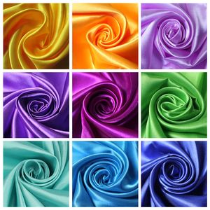 Fabric Juwensilk j100cm*150cm satin fabric milk brocade silk cloth 16 colors gift box lining lieb dress P230506