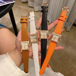 Design Women's H Watches Fashion Belt Style Watches Love Present Boxes