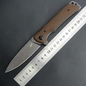 Кемпинг -охотничьи ножи eafengrow ef962 карманный нож D2 Blade + Micarta Renge Darking Swork Neurving Выживание ножа тактическое EDC Outdoor Tool P230506