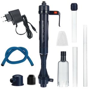 Strumenti Nuovi 11 pezzi Strumenti per la pulizia della pompa per il cambio dell'acqua dell'acquario elettrico Cambiatore dell'acqua Pulitore per ghiaia Sifone per pompa del filtro dell'acqua del serbatoio di pesce