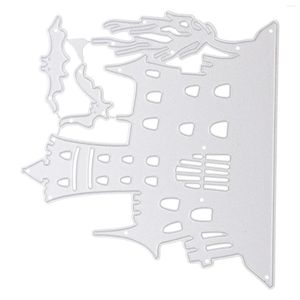 Lagringsflaskor Halloween Party Favor Gift Metal Stencils Alfabet Stencil Die Cut Cards Scrapbooking Die- Cuts Letter Forms