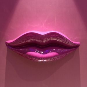 Kissen Dekoratives Kissen Big Lips Skulptur Home Deco Moderner roter Anhänger Bar Club Thema Wanddekoration Art Flur Decor 230505