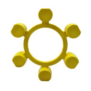 Novo acoplamento de elastômero Mikipulley absorvido Acoplamentos do eixo amarelo da mandíbula cf-b-120 n = 120mm feito no Japão