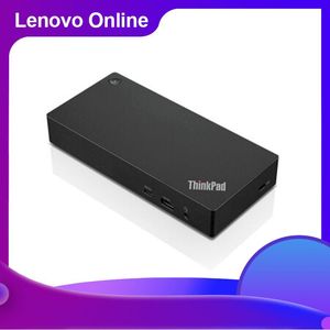 Şarj Cihazları Orijinal Lenovo ThinkPad USB TypeC Masaüstü Multi Dock İstasyonu Yüksek Hızlı Adaptör 40AY0090CN X1 X390X280T490T480X280